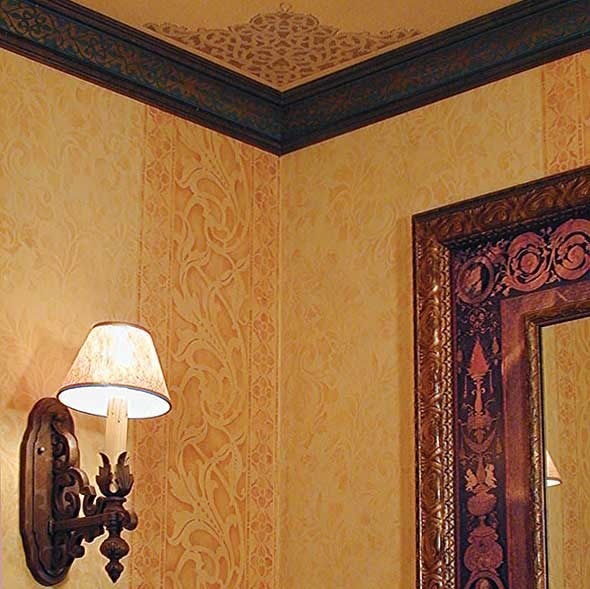 Ceiling Stencils European Lace