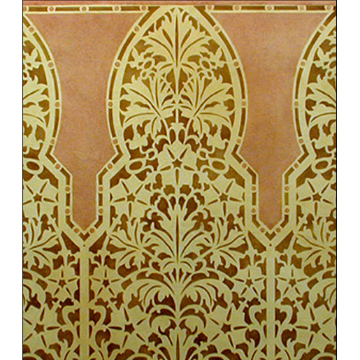 Gothic Dado Border Stencil pattern