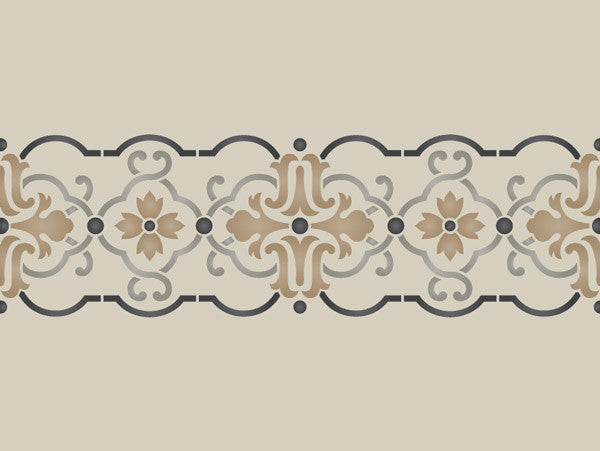 Granada Border Stencils