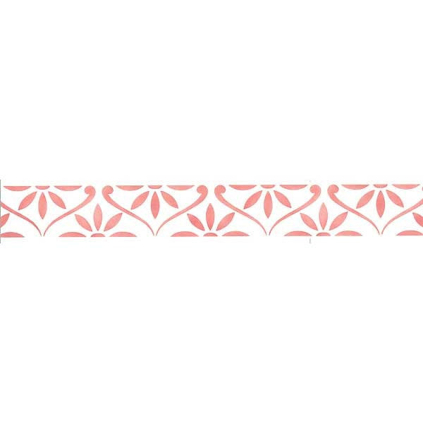 Border Stencils Half Daisy Chain