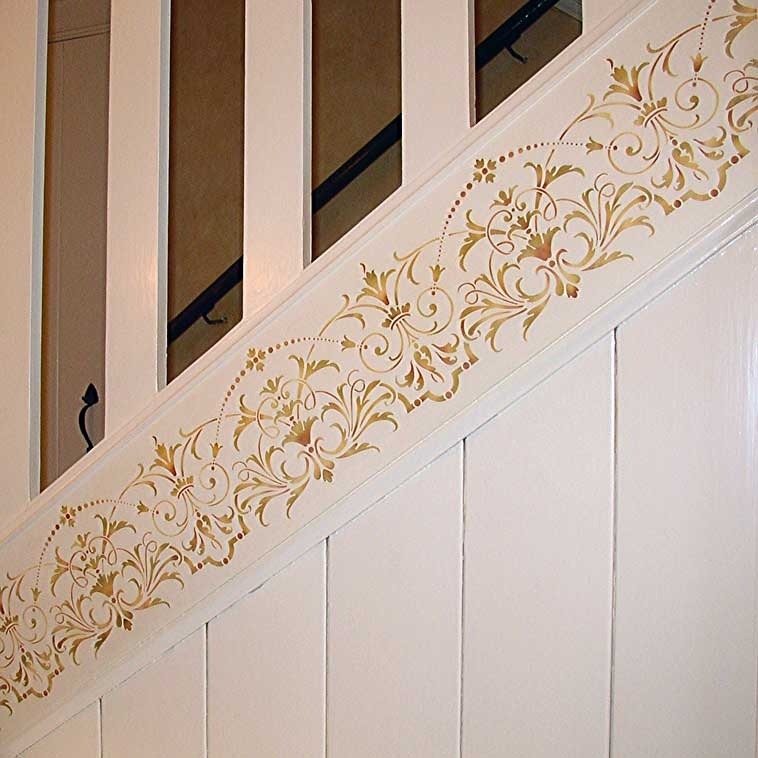 Hampton Ceiling Stencils Border