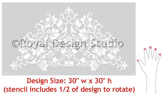 Hampton Ceiling Stencils Medallion patterns