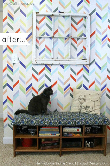 Herringbone Accent Wall