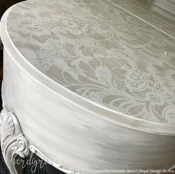 Lisabetta Damask Wall Stencil