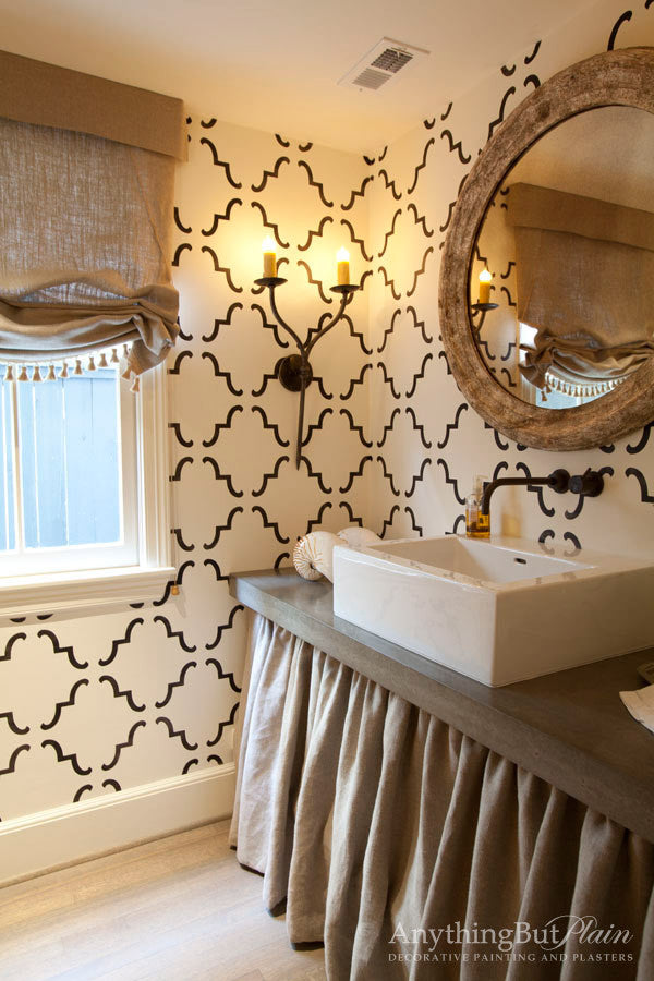 Moorish Trellis Wall Stencil