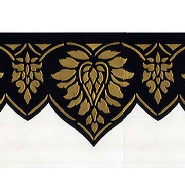 Oriental Brocade Wall Stencils 