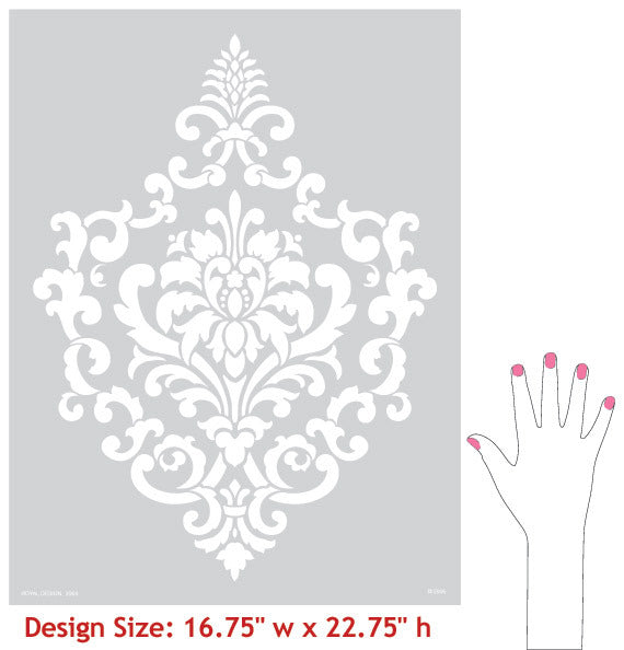 Decorative and Ornamental Cartouche Wall Stencils for Painting Classic Designs - Royal Design Studio