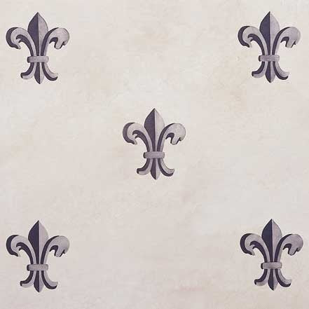 Small Fleur de Lis Furniture Stencil