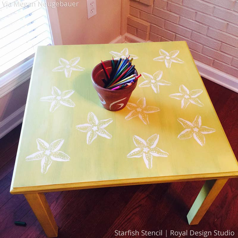 Starfish Wall Art Stencil