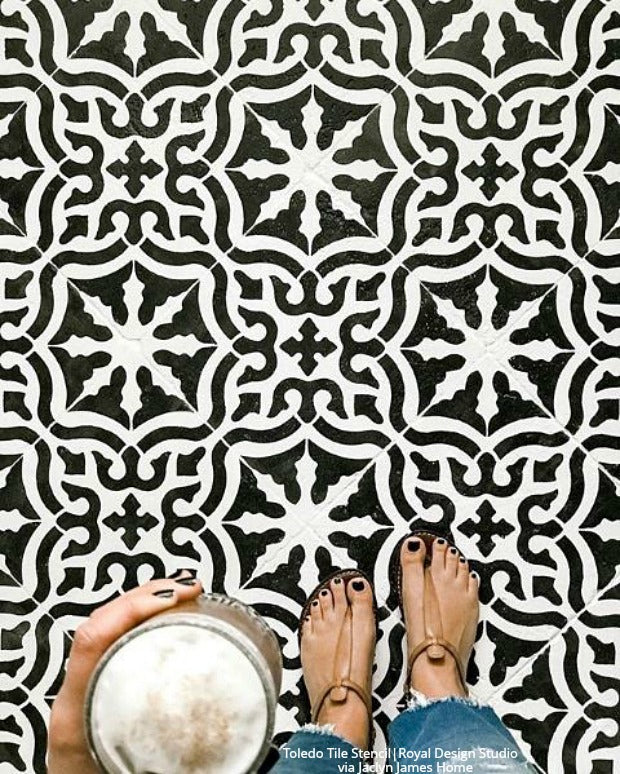 Toledo Tile Stencil