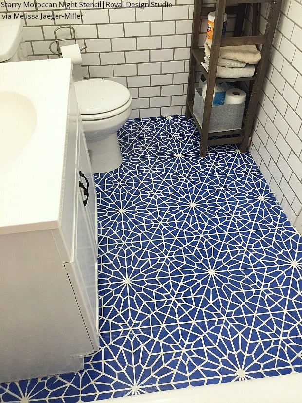 Starry Moroccan Night Stencil