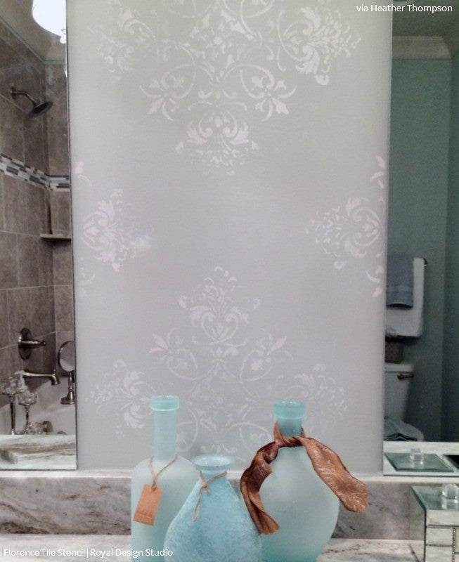 Florence Tile Wall & Furniture Stencil