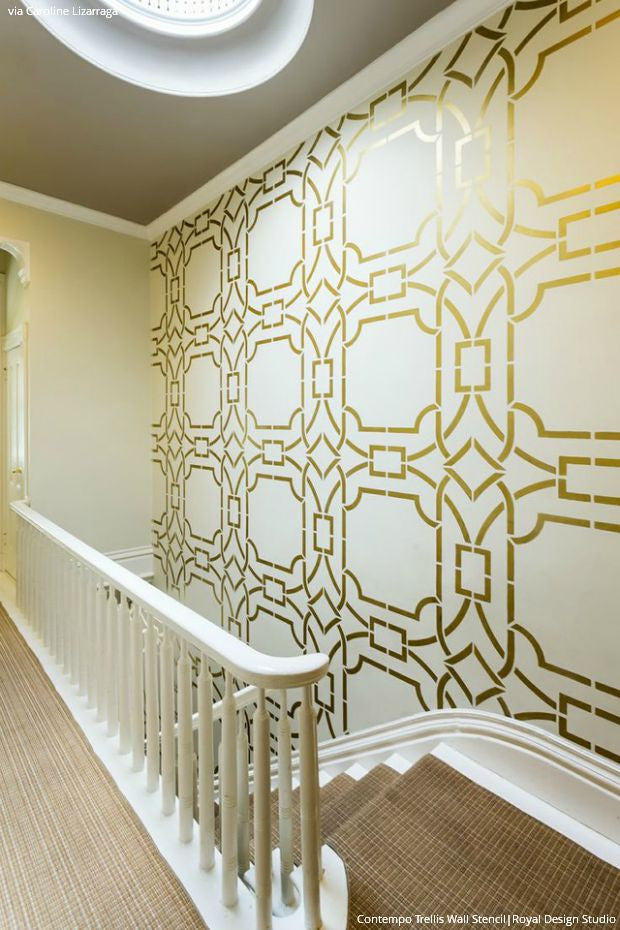 Contempo Trellis Wall Stencil