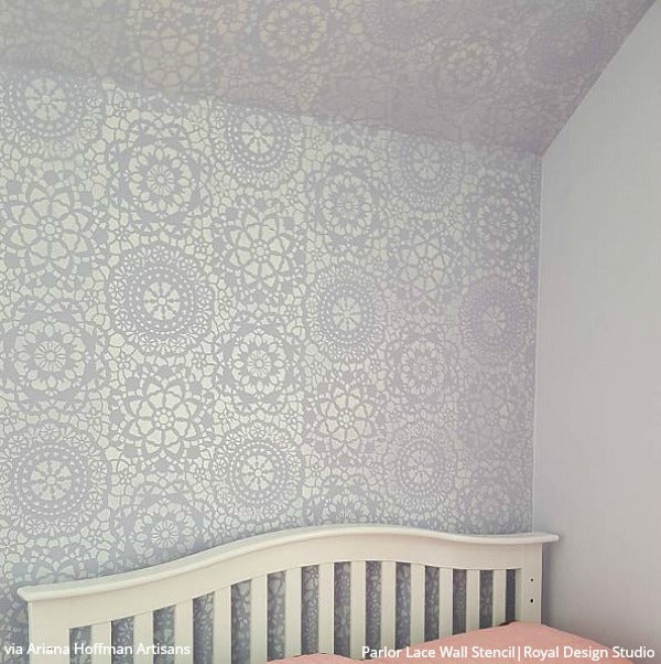 Parlor Lace Wall Stencil
