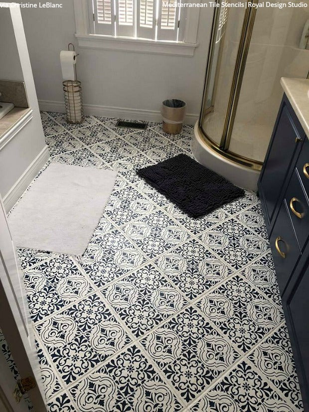 Mediterranean Tile Stencil Set