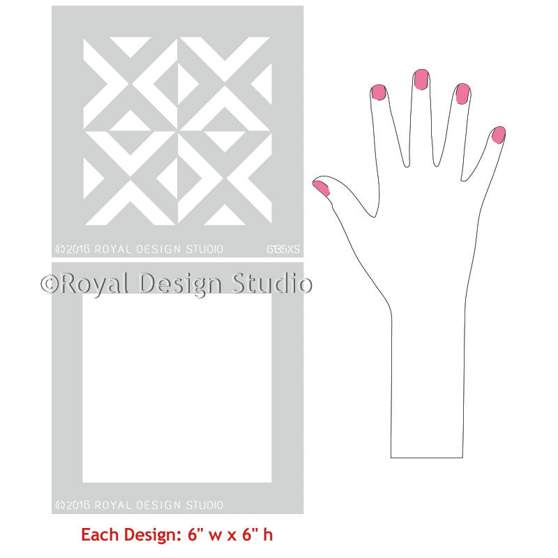 All the Angles Moroccan Craft Stencil