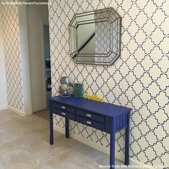 Moorish Trellis Wall Stencil