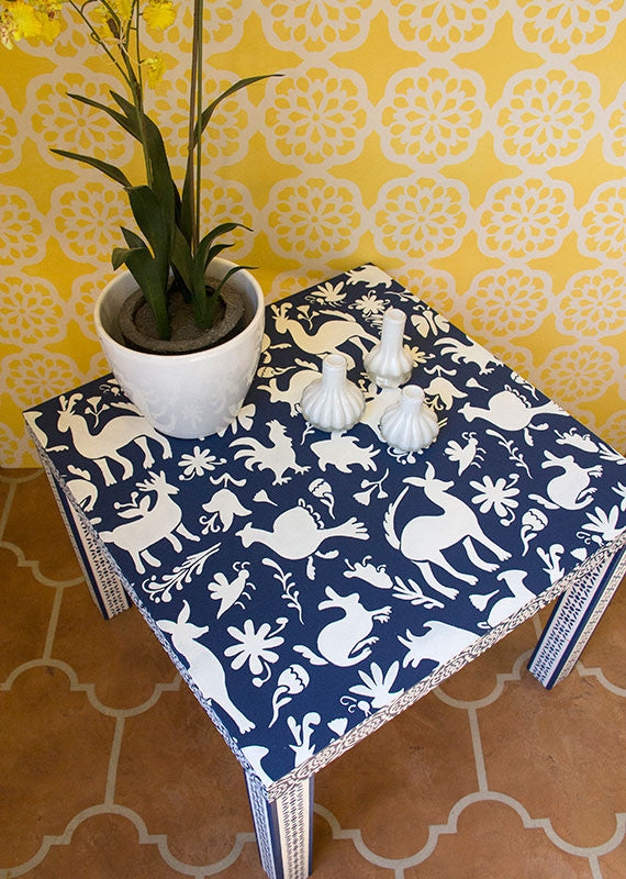 Otomi Folk Art Furniture Stencil