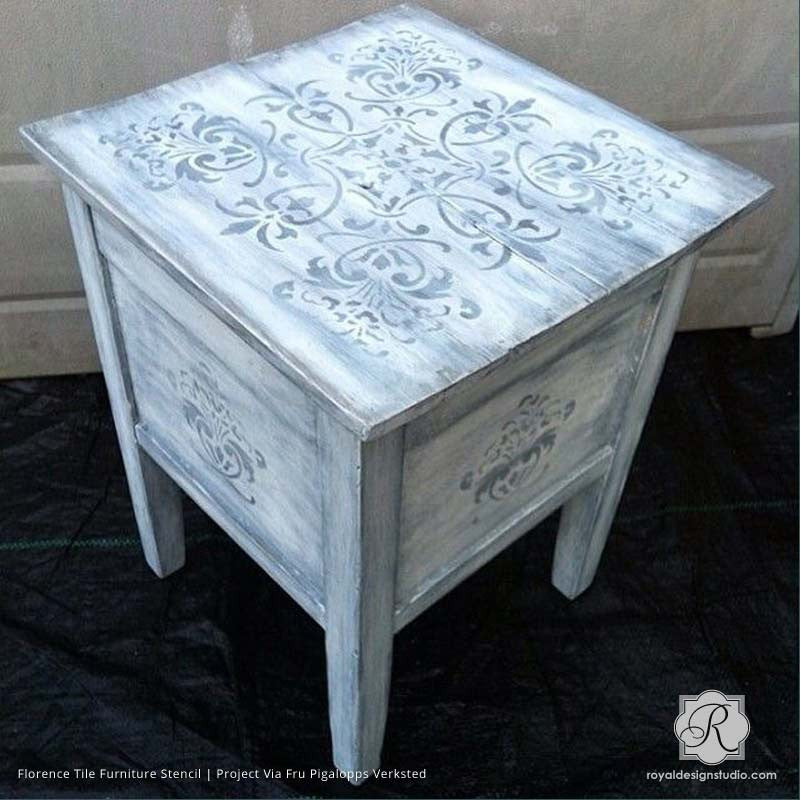 Florence Tile Wall & Furniture Stencil