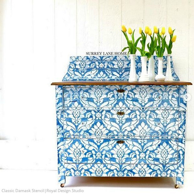 Classic Damask Stencil