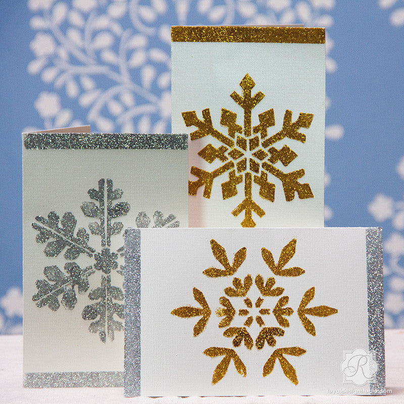 Winter Snowflake Christmas Stencils