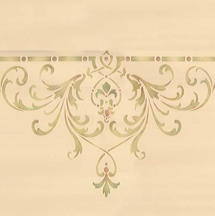 Hampton Center Ceiling Stencils
