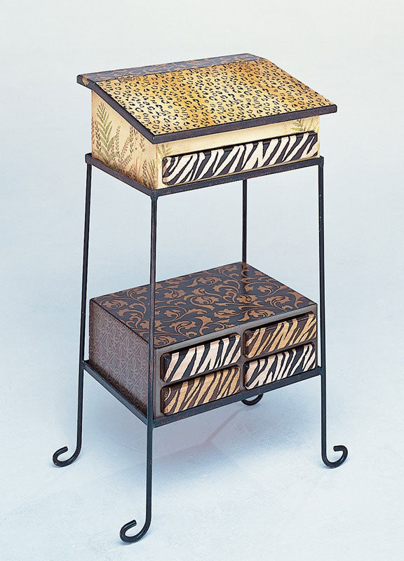 Animal Print and Cheetah Spots Painted Furniture and Craft Stencils