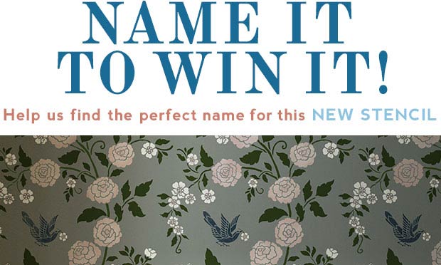 Name It to Win It is Back with a Stunning Stencil!