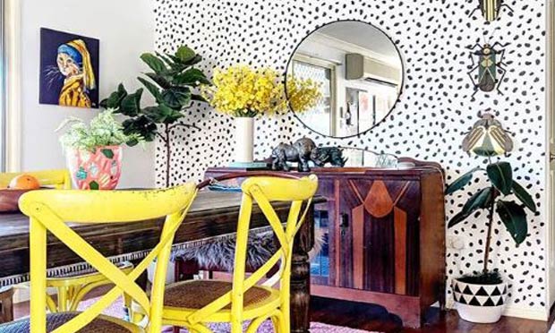 Cheetah-licious Room Makeovers with Wall Stencils