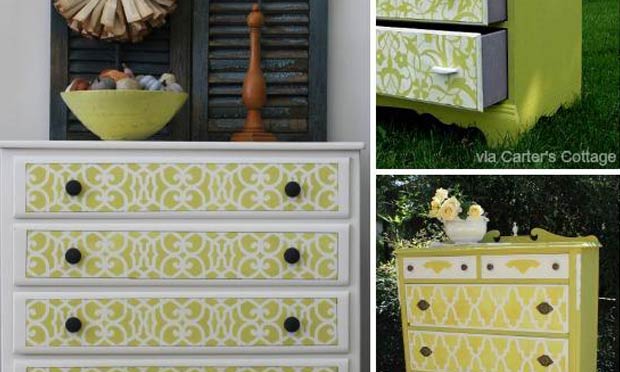 Freshen up your Furniture with Stencils!