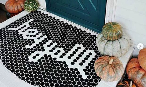 Penny for Your Thoughts: Hexagon Floor Tile Stencils