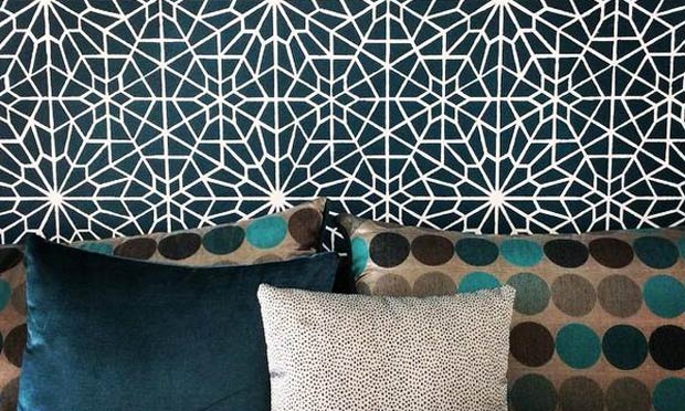 Get the Blues with Wall Stencil Projects in Beautiful Blue Hues