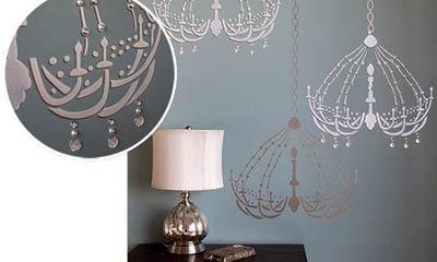 Embellished Stenciling Ideas with Bari J Stencil Collection