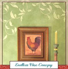 Royal Recipe: How to Stencil an Embossed Vine Pattern