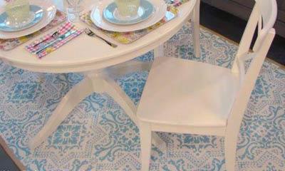 Get Cozy with Stenciled Rugs this Winter!