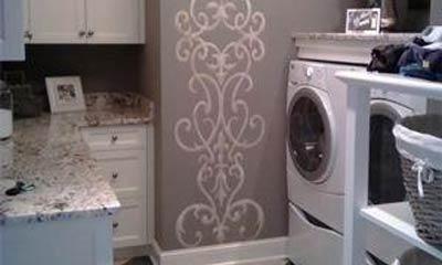 Stencil Ideas for a Laundry Room You'll Love