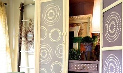 Cabinet of Stenciled Wonders!