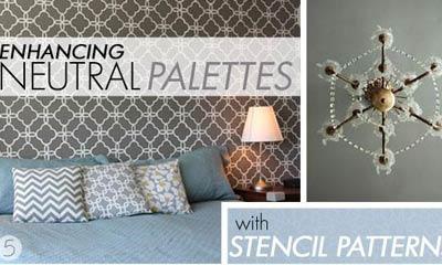 Stencil Color Stories: Warming up to Gray