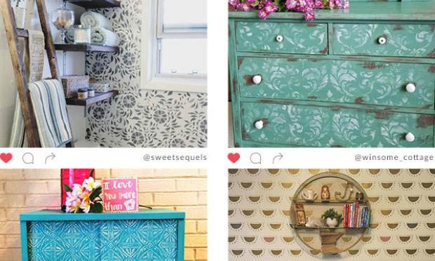 Decorate with Stencils for an Insta-Inspiring Home