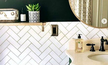 Bathroom Stencils: The Wonder Wall that Lasts Longer Than Wallpaper