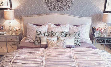 Stencil Ideas for a Dreamy Romantic Bedroom