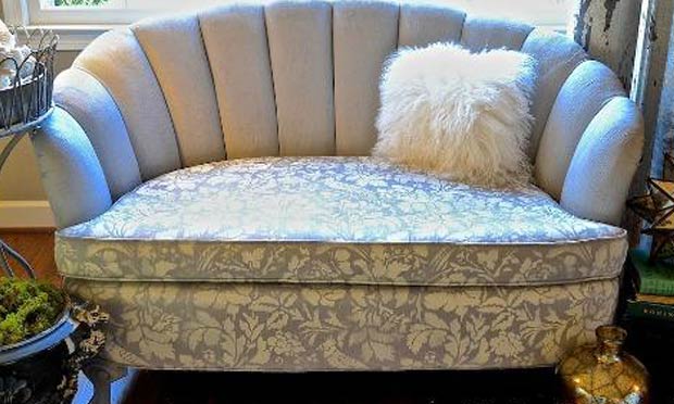 8 Upholstery Updates with Furniture Stencils and Chalk Paint