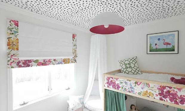 Spotted: Animal Print Ceiling Stencils