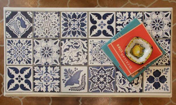 Tile Trend: 12 Ideas to Make Decor Easy and Affordable with Stencils