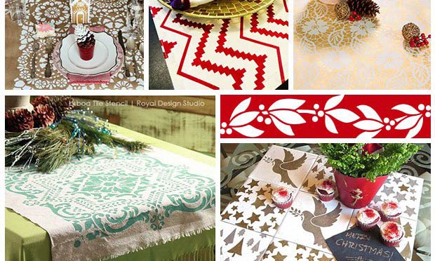 Holiday Decorating Ideas with Christmas Stencils