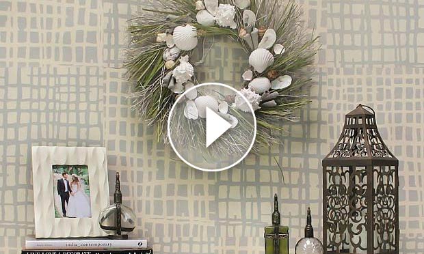 Color Flip Feature Wall! How to Stencil a Two-Tone Textured Wall Finish