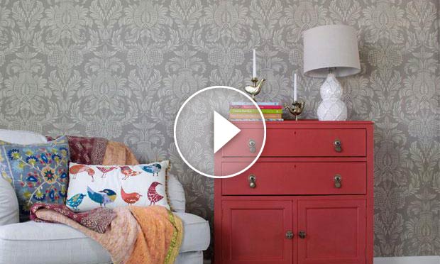 How to Stencil 101: How to Stencil an Accent Wall