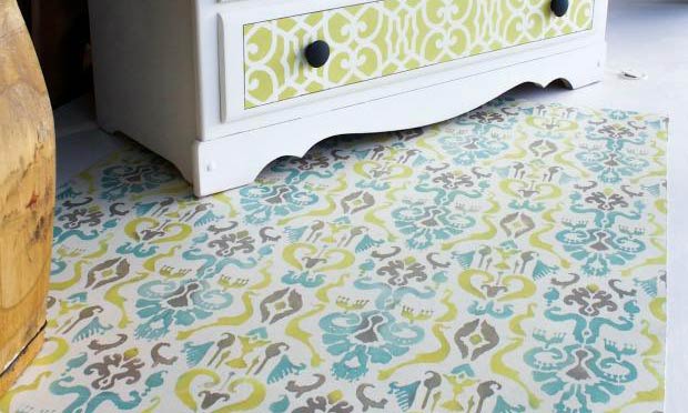 16 Decorating Ideas using Ikat Pattern Stencils