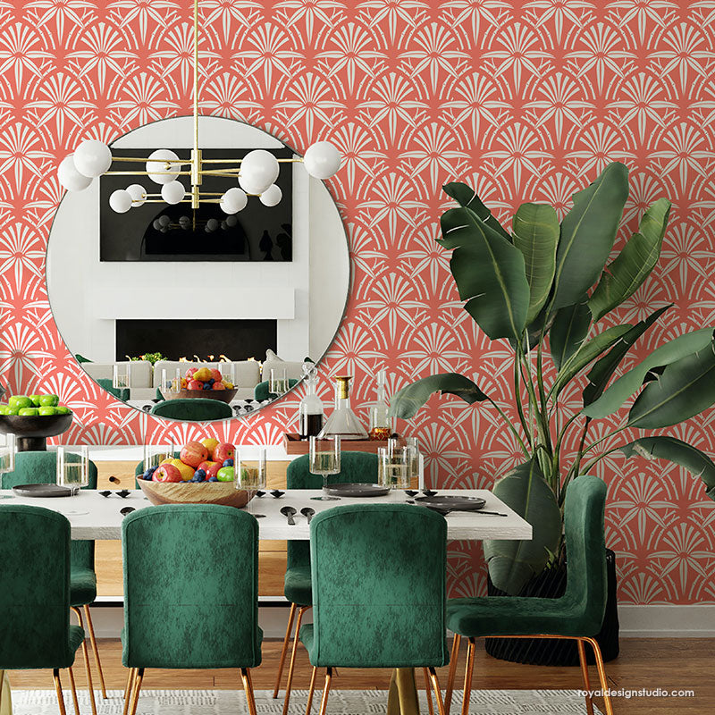 Stylish New Stencils to Refresh Your Wall Decor
