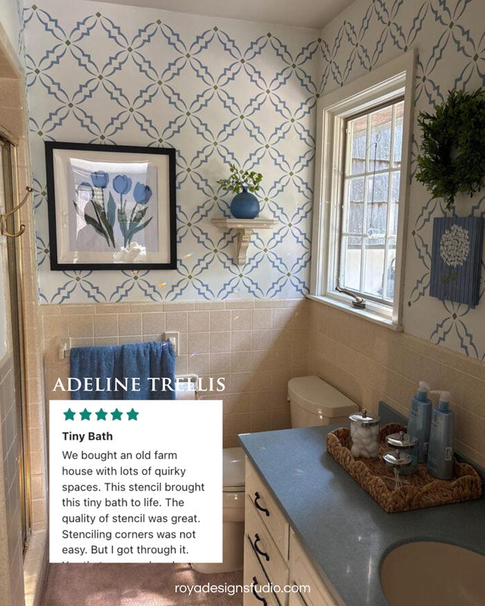 Five Star Stencil Reviews for Our Wall and Floor Stencils